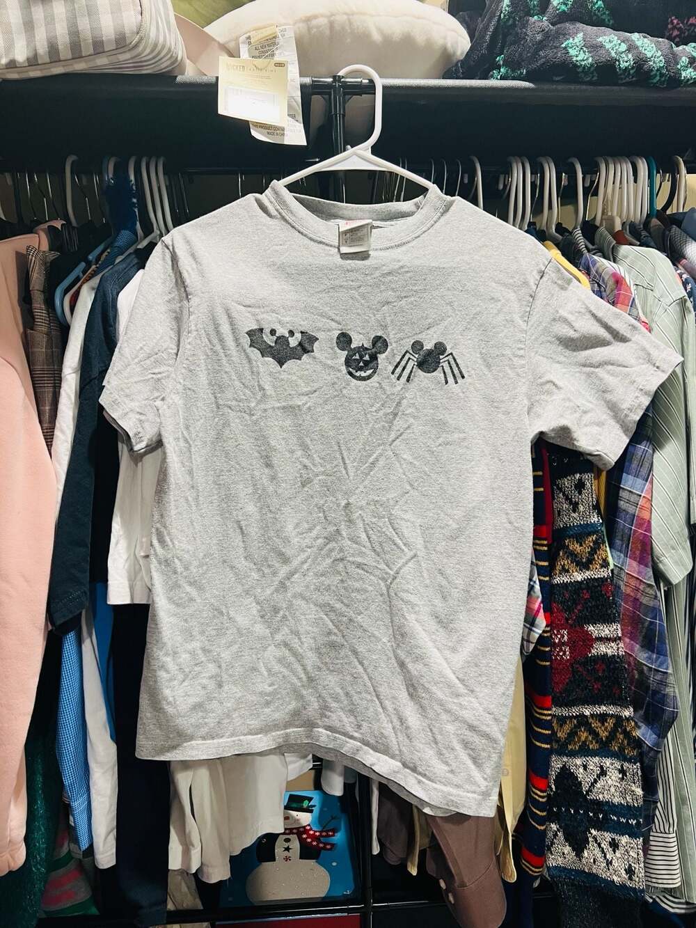 Disney Store Halloween Mickey Mouse Graphic T-Shirt Size S